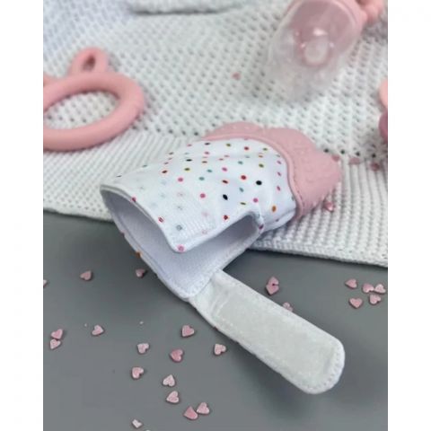 Прорезыватель для зубов Рукавичка. СВЕТЛО-РОЗОВЫЙ